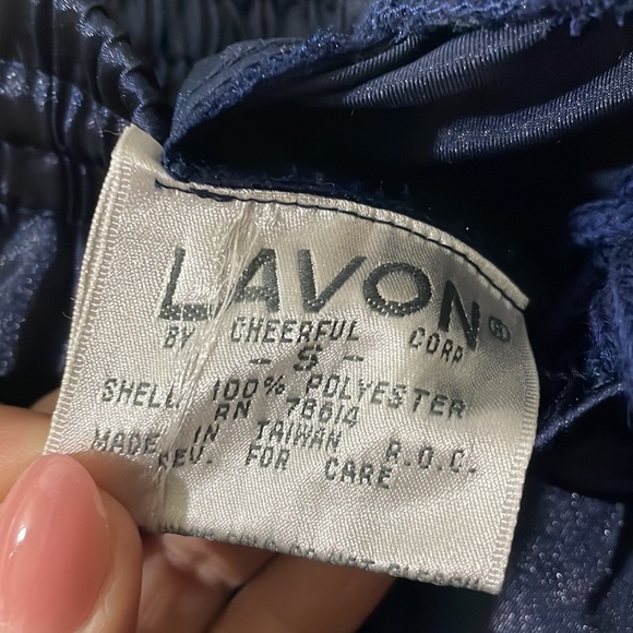 Vintage Lavon Blue Silk feel Joggers Size Small - Picture 3 of 11